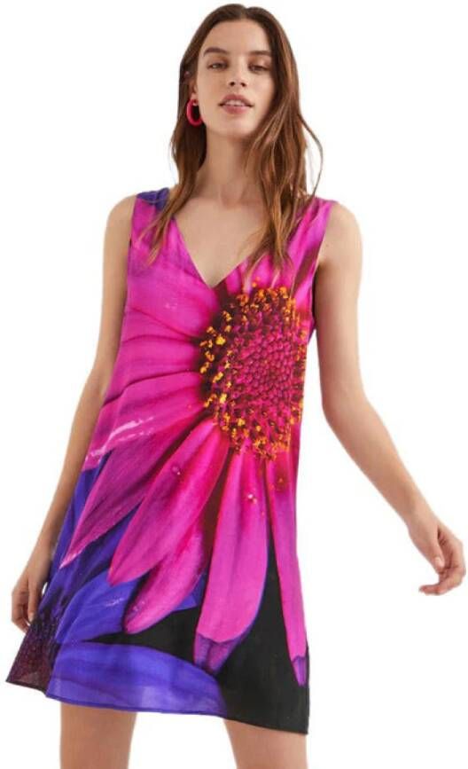 Desigual Casual kleedjes Roze Dames