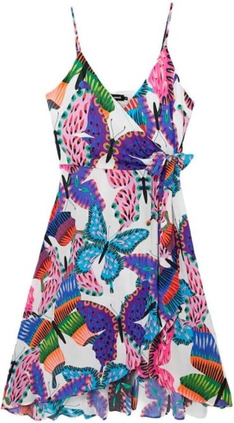 Desigual Casual kleedjes Paars Dames