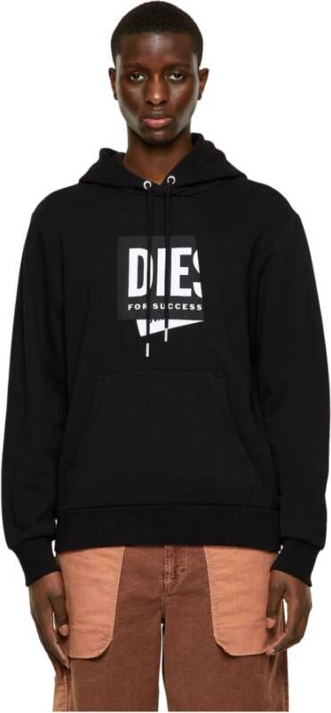 Diesel Hoodies & sweatvesten Zwart Heren