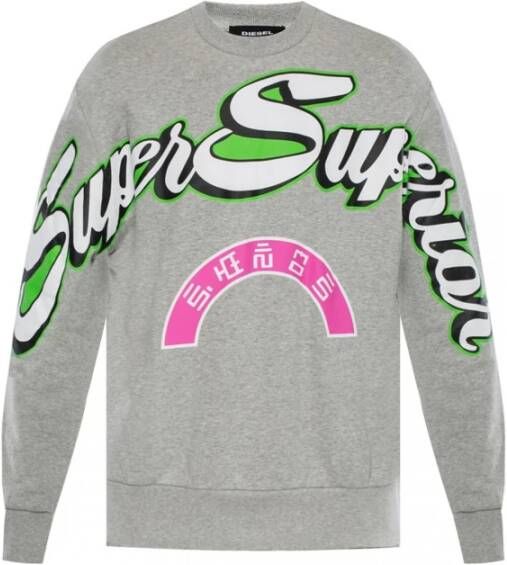 Diesel Truien & Vesten Grijs Heren