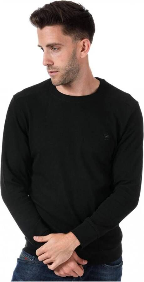 Diesel Katoenen fijn sweatshirt , Zwart, Heren