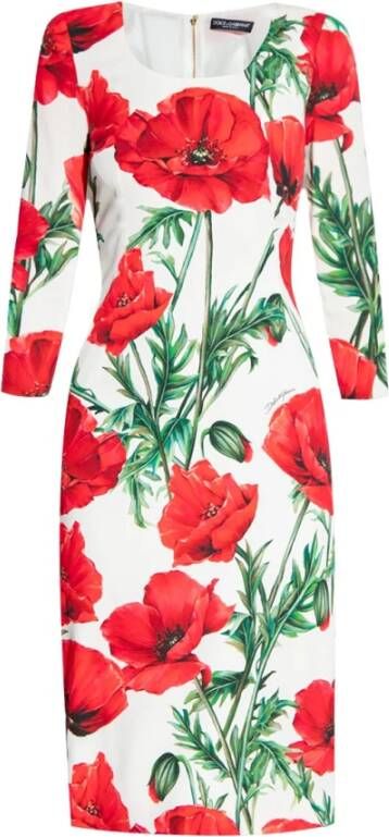 Dolce & Gabbana Casual kleedjes Rood Dames