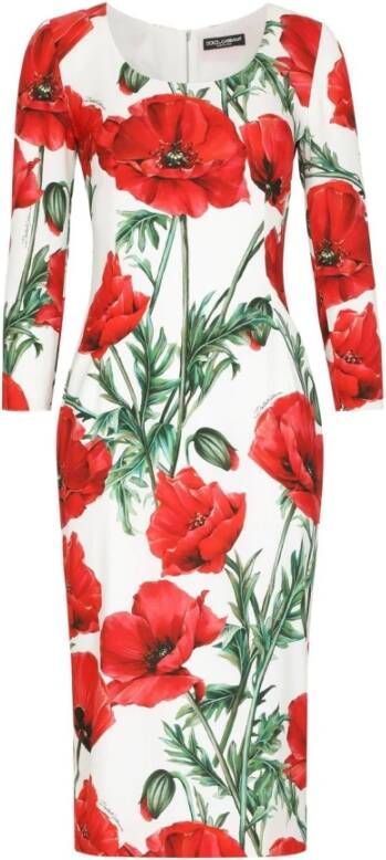 Dolce & Gabbana Casual kleedjes Wit Dames