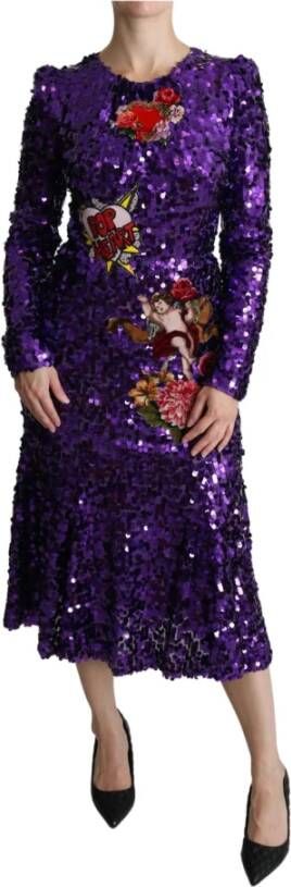 Dolce & Gabbana Feestkleedjes Paars Dames