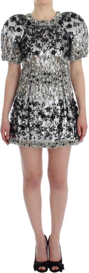 Dolce & Gabbana Handgemaakte jurk , Grijs, Dames