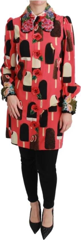 Dolce & Gabbana Rozen lovertjesjurk , Roze, Dames