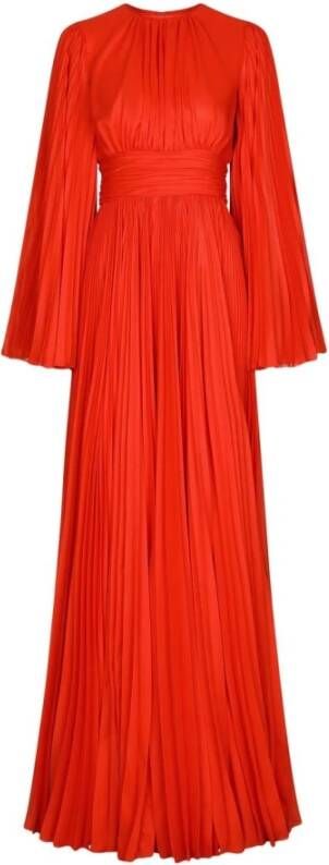 Dolce & Gabbana Maxi kleedjes Rood Dames