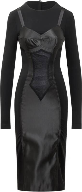 Dolce & Gabbana Maxi kleedjes Zwart Dames