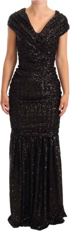 Dolce & Gabbana Maxi kleedjes Zwart Dames