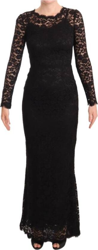 Dolce & Gabbana Maxi kleedjes Zwart Dames
