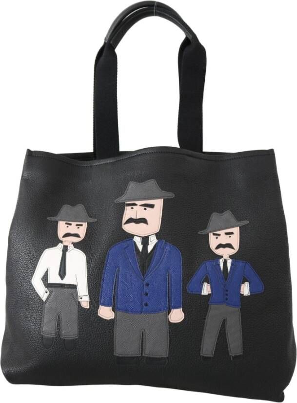 Dolce & Gabbana Mannen Patch Schouder #dgfamily Tote tas