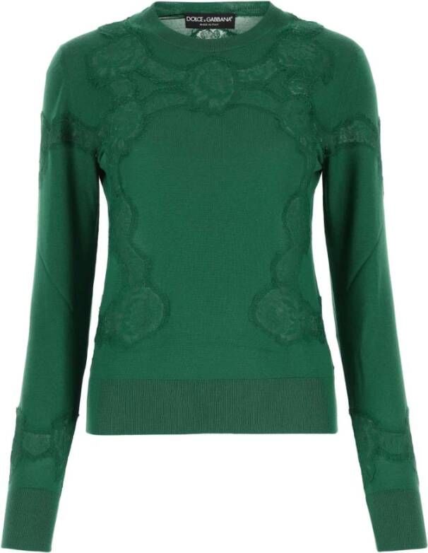 Dolce & Gabbana Sweaters Groen Dames
