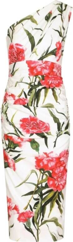 Dolce & Gabbana Dress with floral motif , Wit, Dames