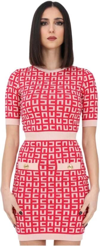 Elisabetta Franchi Casual kleedjes Rood Dames