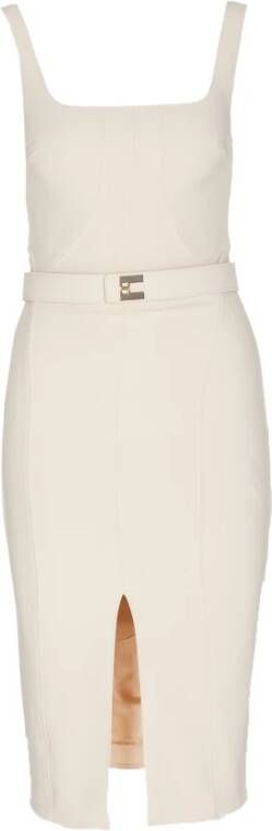 Elisabetta Franchi Casual kleedjes Wit Dames