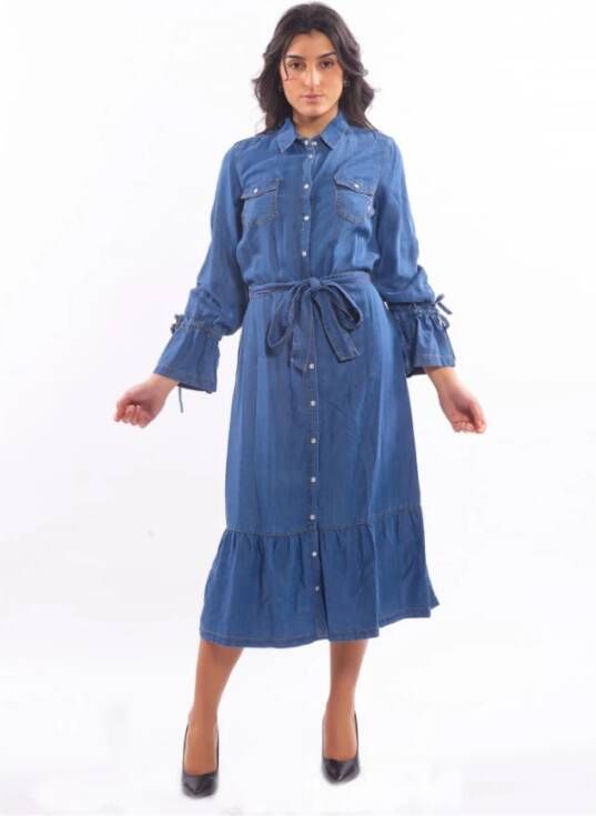 Fracomina Deimjurk Fr22Sd4007D41502 , Blauw, Dames