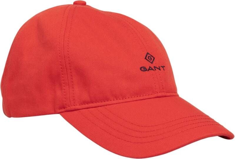 Gant Contrasterende tongdop , Rood, Heren