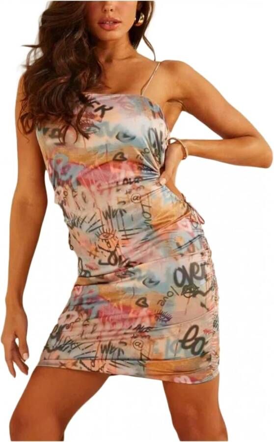 Guess Casual kleedjes Roze Dames