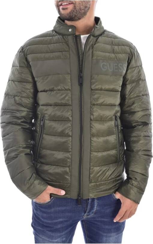 Guess Gewatteerde jassen Groen Heren