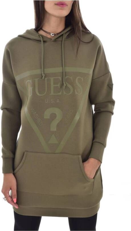 Guess Hoodies & Sweatvesten Groen Dames