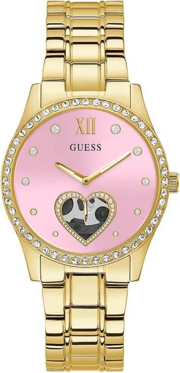 Guess Analoog Horloge Kristallen