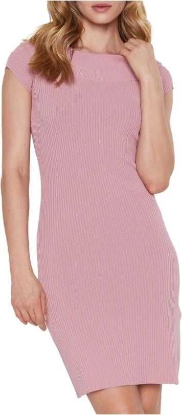 Guess Daggebreide jurk , Roze, Dames