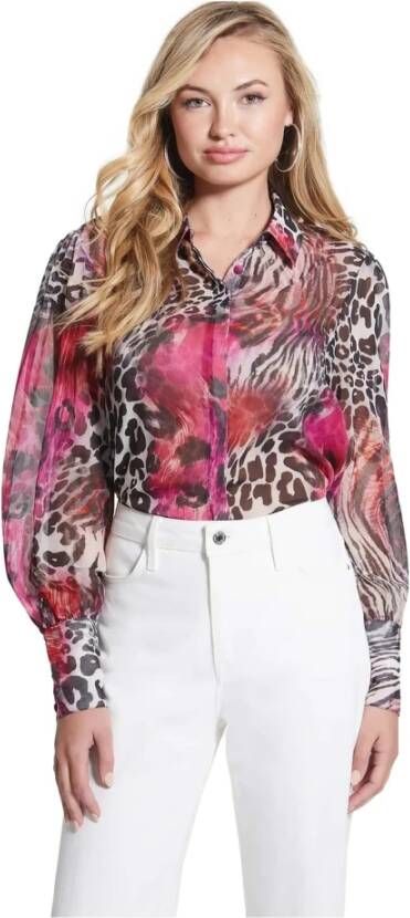 Guess Longsleeve shirts Roze Dames