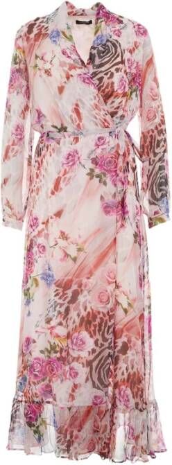 Marciano Guess Marciano Zijden Lange Jurk