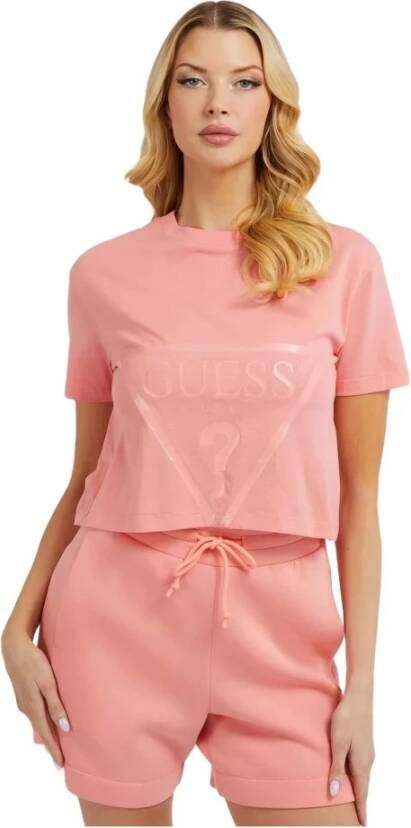 Guess T shirts Roze Dames