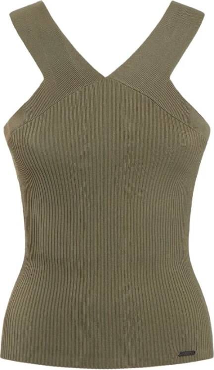 Guess Mouwloos topje , Groen, Dames