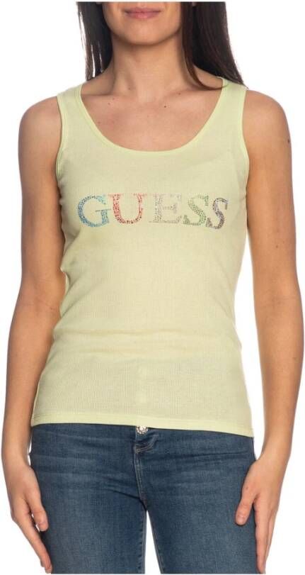 Guess Mouwloos topje , Groen, Dames
