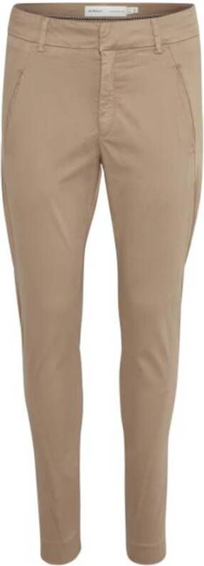 InWear Alette paspel broek 30103922 amfora , Beige, Dames
