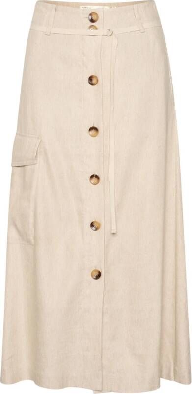 InWear Maxi Rokken Beige Dames