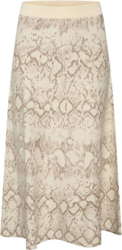 InWear Midirokken Beige Dames
