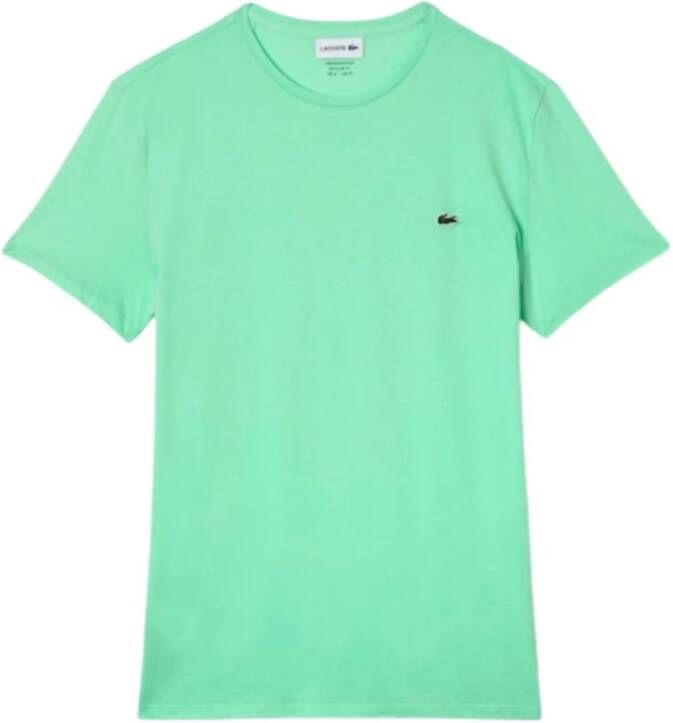 Lacoste Camiseta basist shirt , Groen, Heren