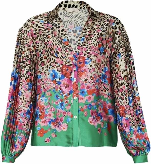 Liu Jo Fijngebreid vest met lurex en strikceintuur