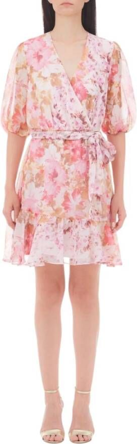 Liu Jo Bloemenjurk met riem , Roze, Dames