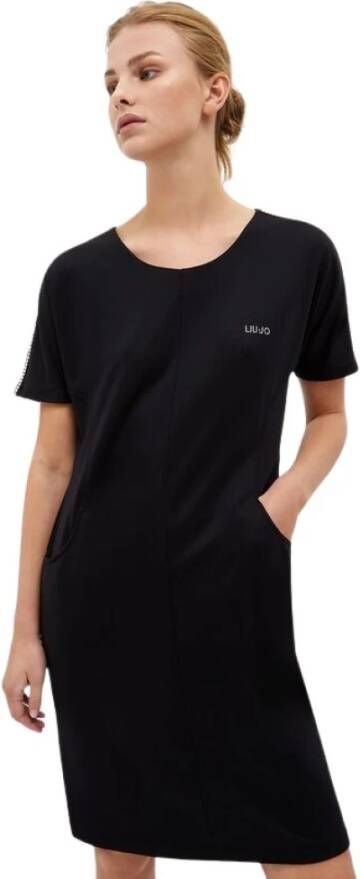 Liu Jo Jurk Ta3031 F0869 22222 , Zwart, Dames