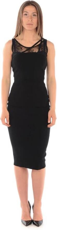 Liu Jo M18054Ma99Eero jurk , Zwart, Dames
