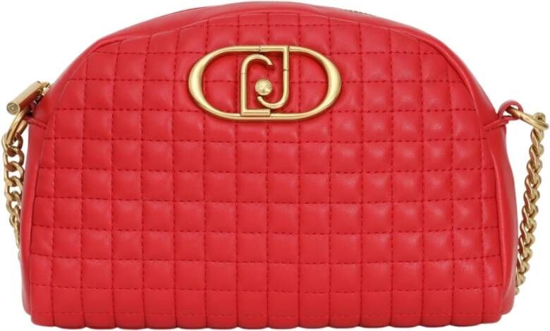 Liu Jo Hemalia quilted camera case shoulder bag , Rood, Dames
