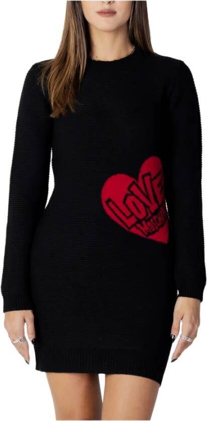 Love Moschino Casual kleedjes Zwart Dames