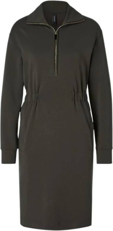 Marc Cain Jersey jurk heroverwegen samen , Grijs, Dames