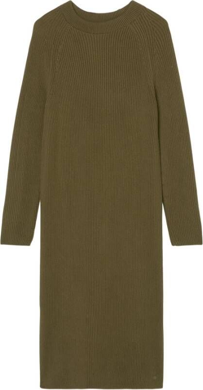 Marc O'Polo Daggebreide jurk , Groen, Dames