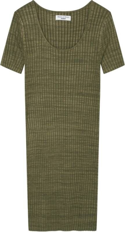 Marc O'Polo Daggebreide jurk , Groen, Dames
