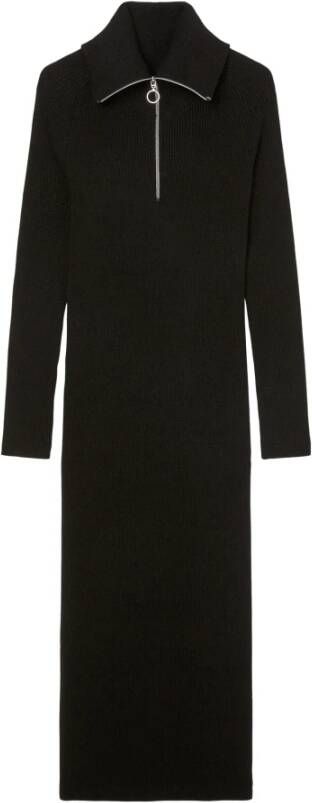 Marc O'Polo Daggebreide jurk , Zwart, Dames