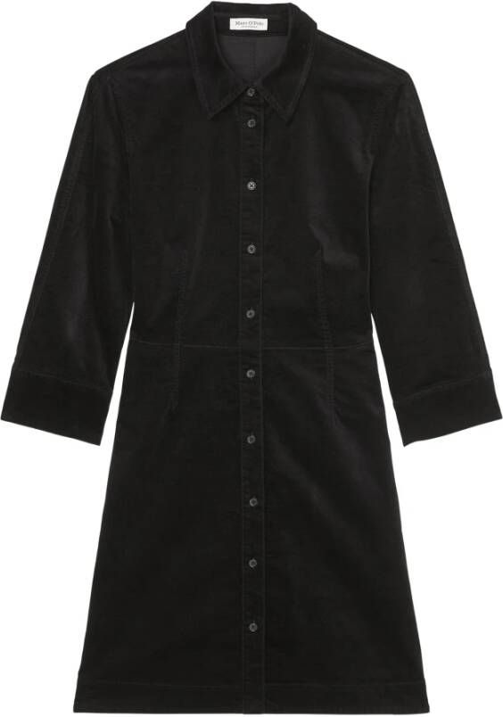 Marc O'Polo Dagshirtjurk , Zwart, Dames