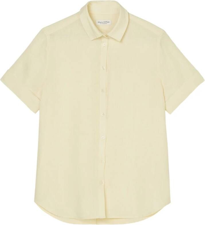 Marc O'Polo blouse met korte mouwen , Geel, Dames