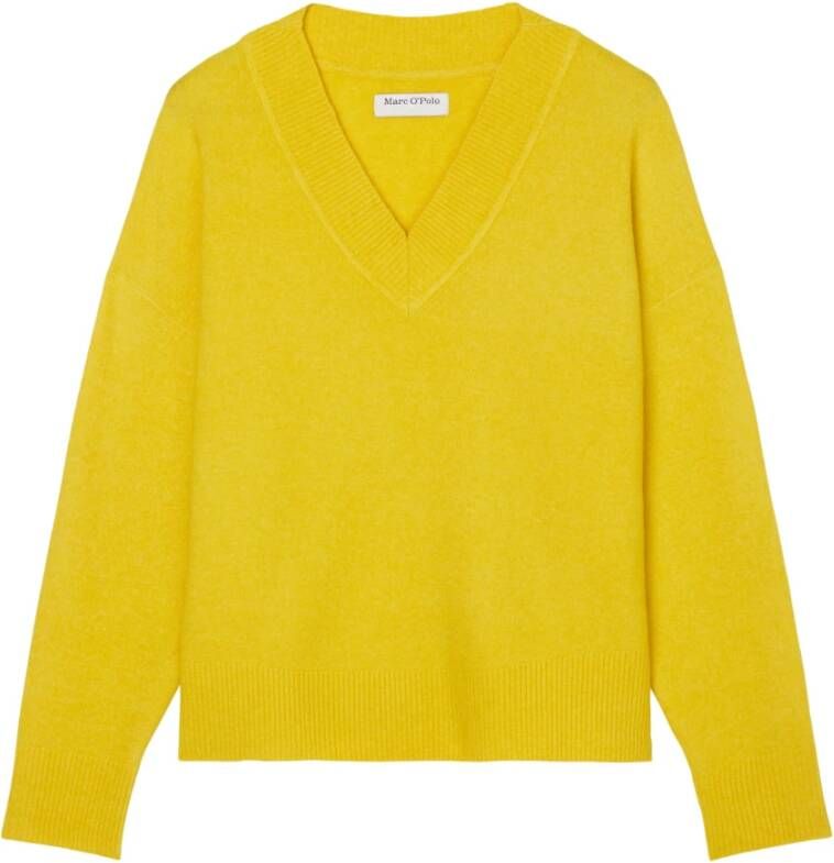Marc O'Polo Gebreide kleding met V hals , Geel, Dames