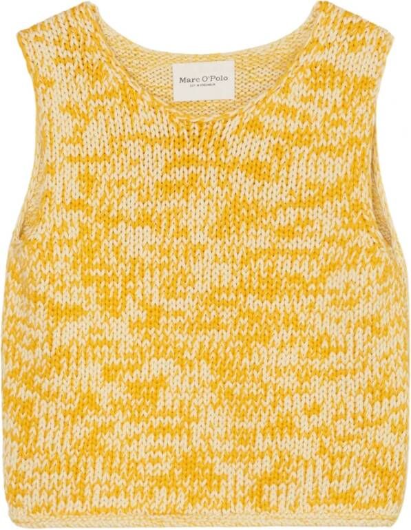 Marc O'Polo Gebreide kleding met V hals , Geel, Dames