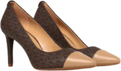 Michael Kors Pumps Dorothy Flex Mid Toe Cap Bruin